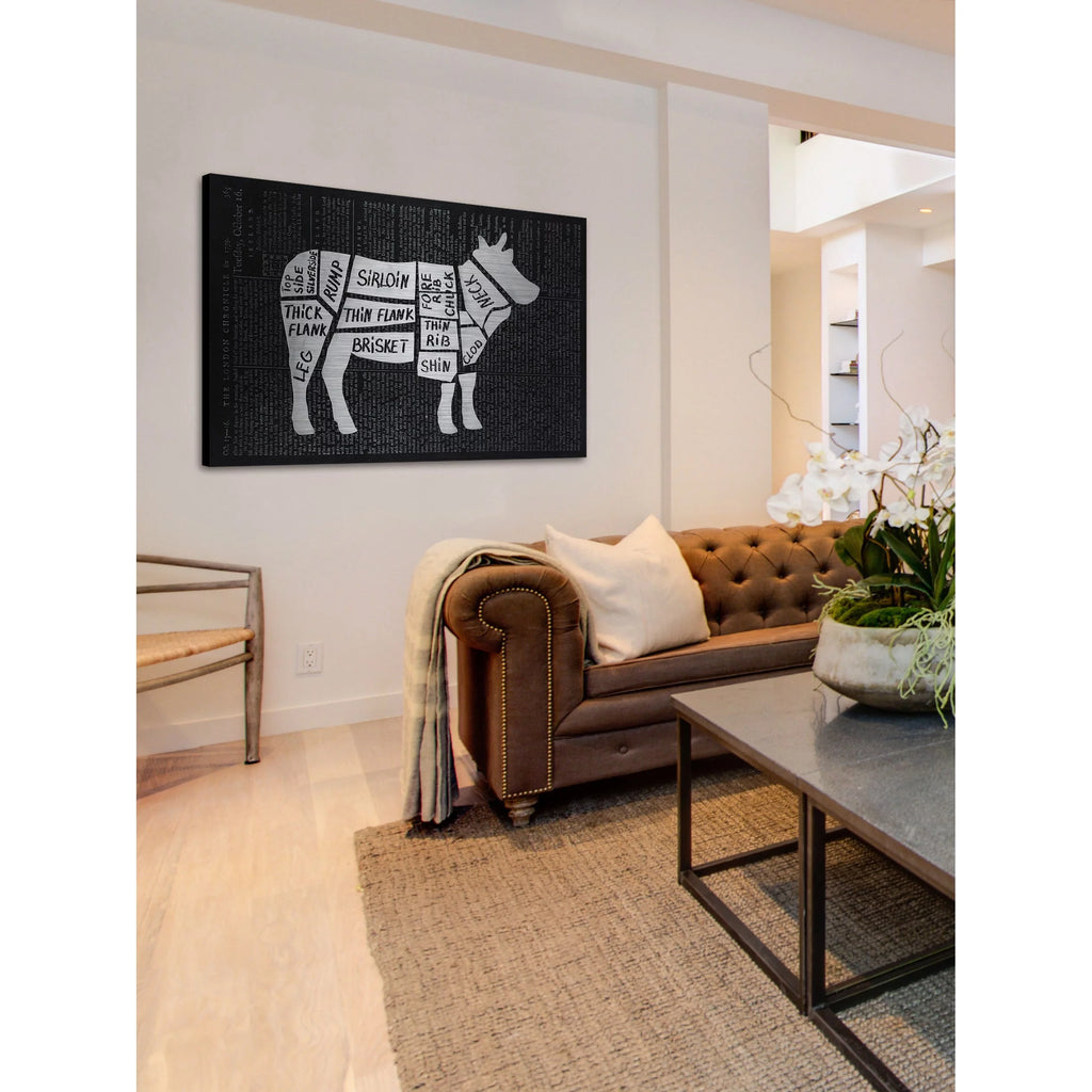 Painting Print on Brushed Aluminum V242316