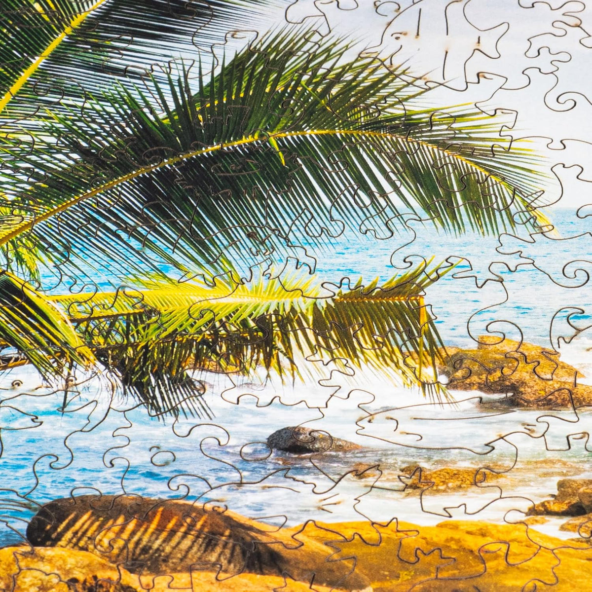 Wooden Puzzle Jigsaw, 125 pieces, 9 x 6.2 in J8527