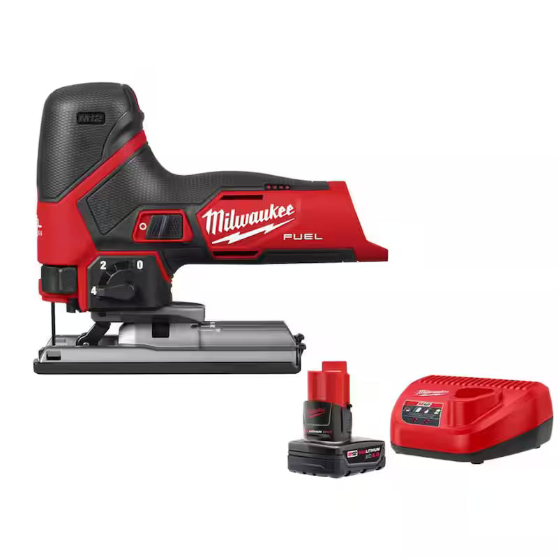 12-Volt Cordless Jig Saw with 4.0Ah Starter Kit U504162