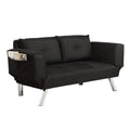 Black Convertible Sofa E106