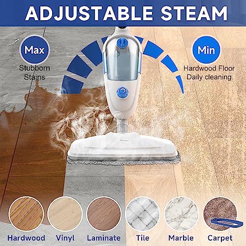 10in1 Handheld Steam Mop with 2 Pad T6183