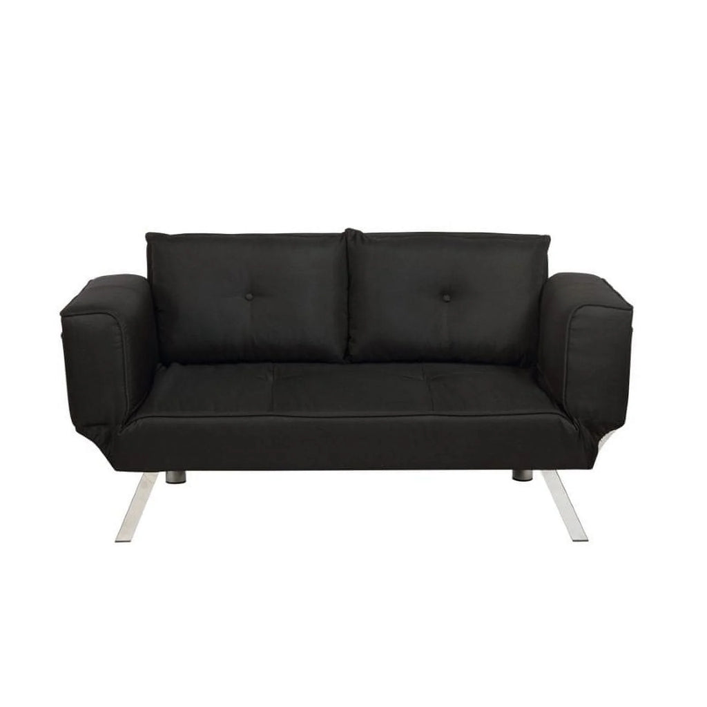 Black Convertible Sofa E106