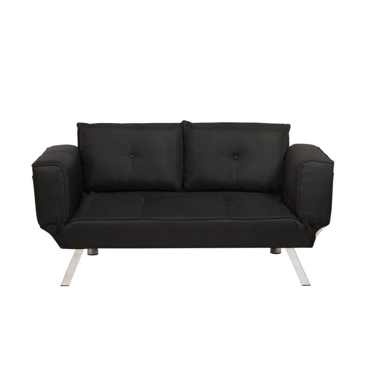 Black Convertible Sofa E106