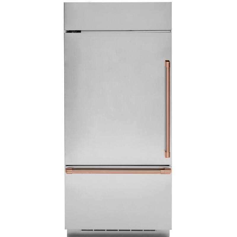 Bottom Freezer Refrigerator Handle Kit in Brushed Copper U1129