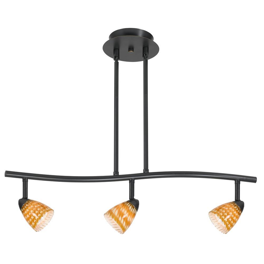 3 Light Serpentine Track Lighting D758