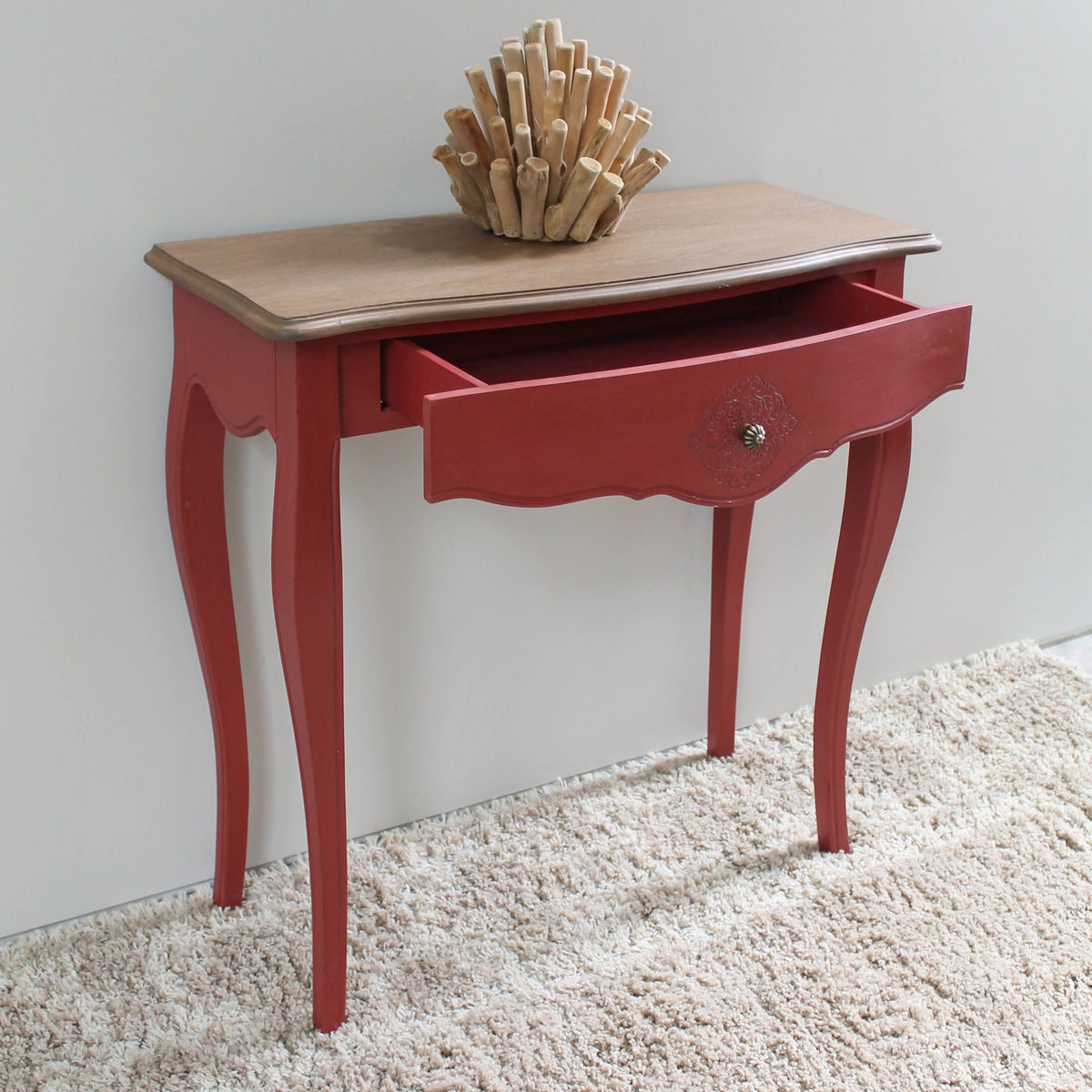 Antique Blue 1 Drawer Console Table A58764