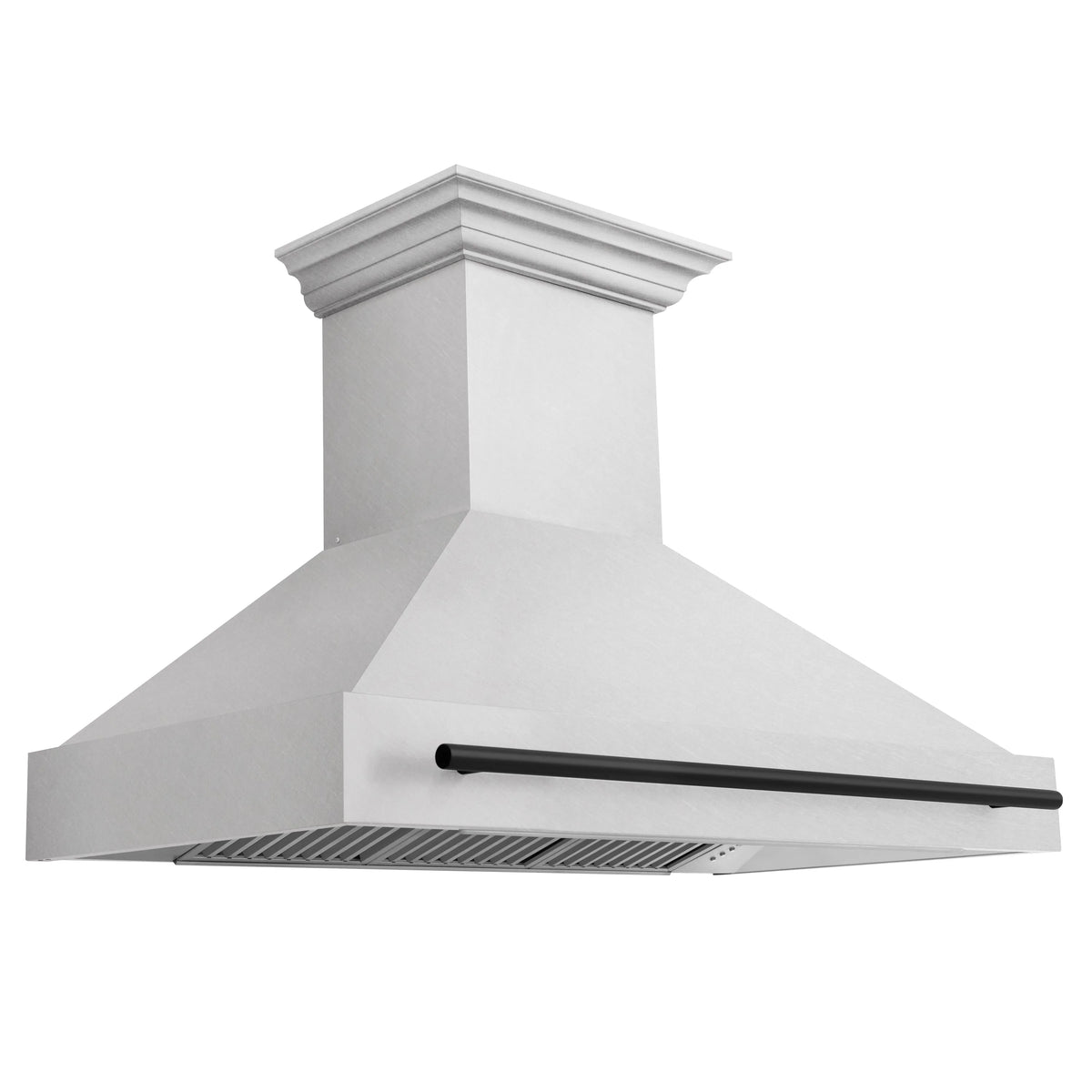 48 Inch Stainless Steel Range Hood with Matte Black Handle C39487