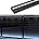 6.6ft Black Aluminum Cable Railing Handrail E752