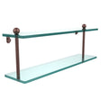 22 inch Two Tiered Glass Shelf C68017