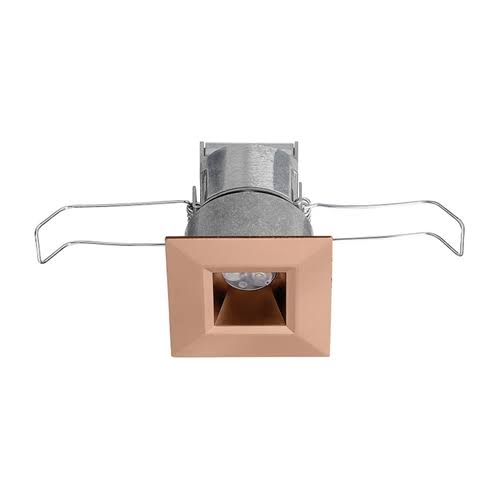 2-1/4x22 Mini LED Square Downlight Wet Location 4100K Narrow Flood Beam Spread, Bronze C83107