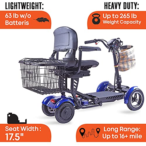 All Terrain 4 Wheel Foldable Mobility Scooter W141007