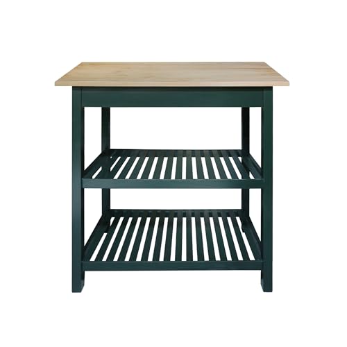 Kitchen Island with Solid American Hardwood Top S12536