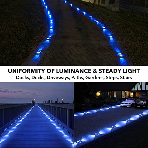 12 Pack Solar Waterproof LED Driveway Marker Lights Z2471
