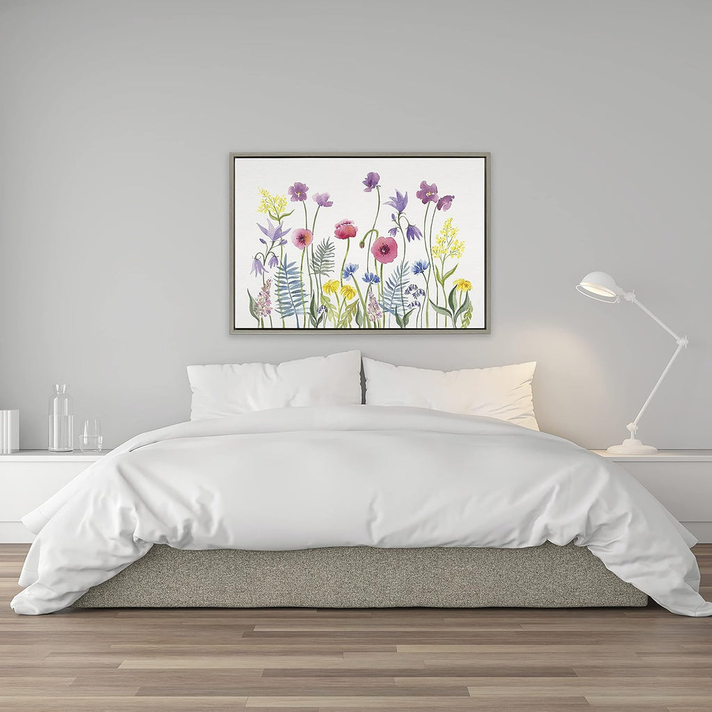 Framed Canvas, 23x33, Gray, Pack of 2 H16194