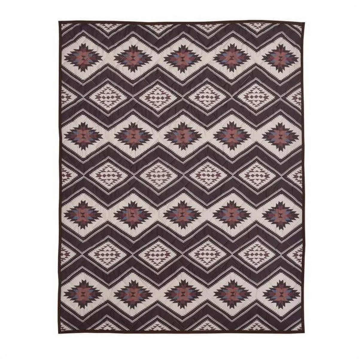 Southwestern Geometric Decorative Throw Blanket, Multi Color K273