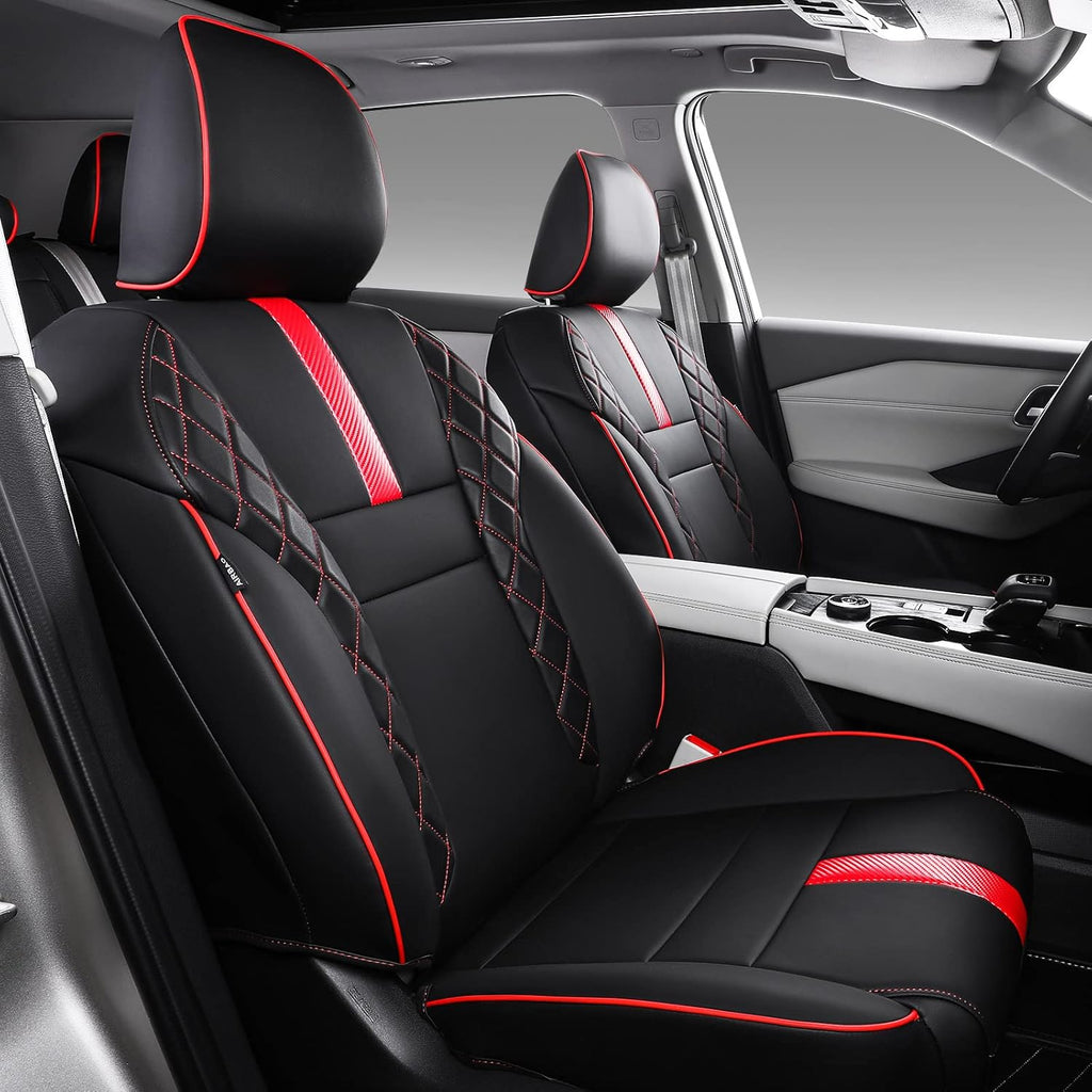 Front and Back PU Leather Seat Covers for Nissan Rogue C41288