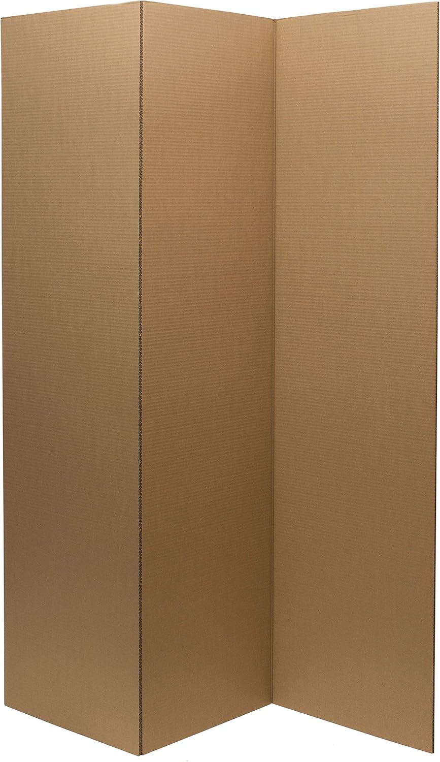 6 ft. Tall White 3 Panel Room Divider V186