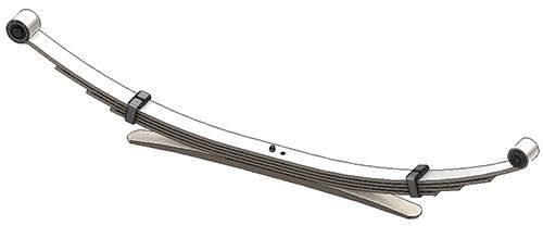 Heavy Duty Rear Leaf Spring, 5 Leaves, 2200 lbs Capacity Z180187