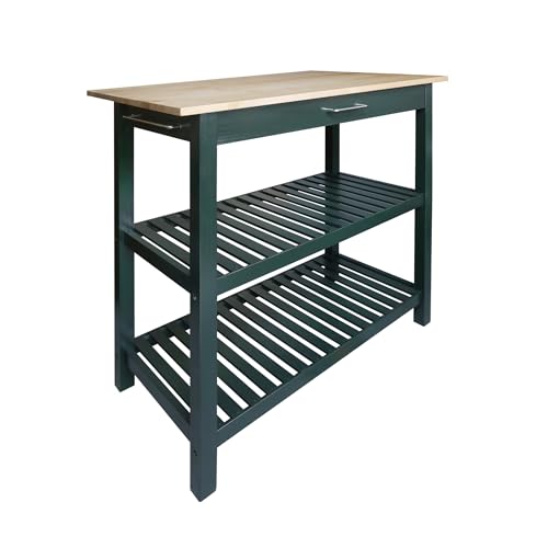 Kitchen Island with Solid American Hardwood Top S12536