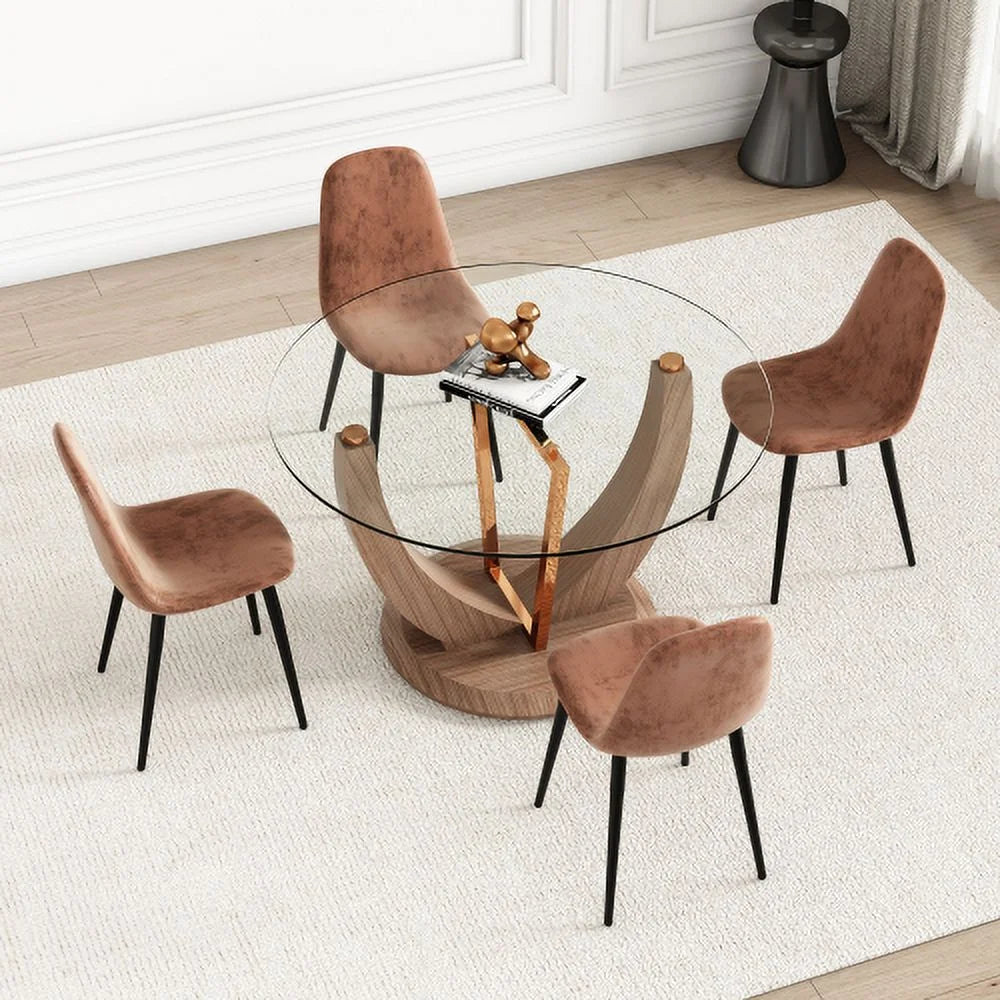 Tempered Glass Dining Table 48 Inches G91426