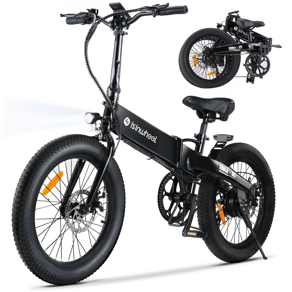 500W 20MPH 48V Removable Battery Folding Electric Bike Q7397