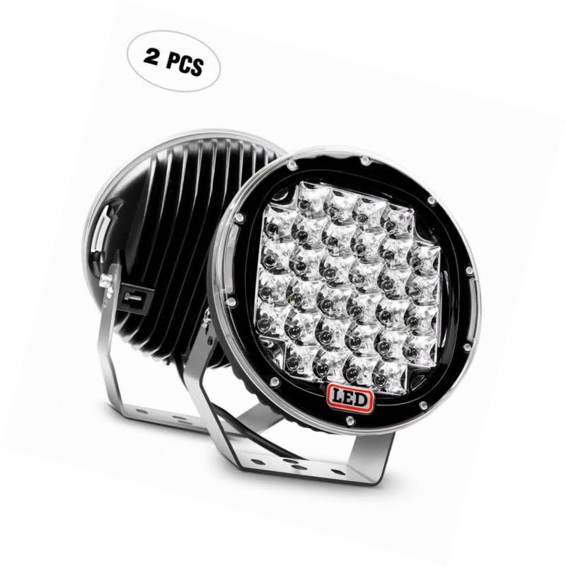 2pcs 96W 9 inch Black LED Work Light R386017