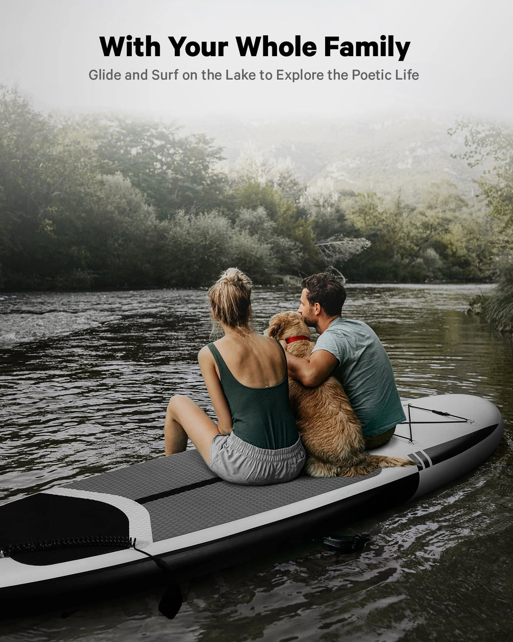 10 Ft. Inflatable Stand up Paddle Board with Backpack V200
