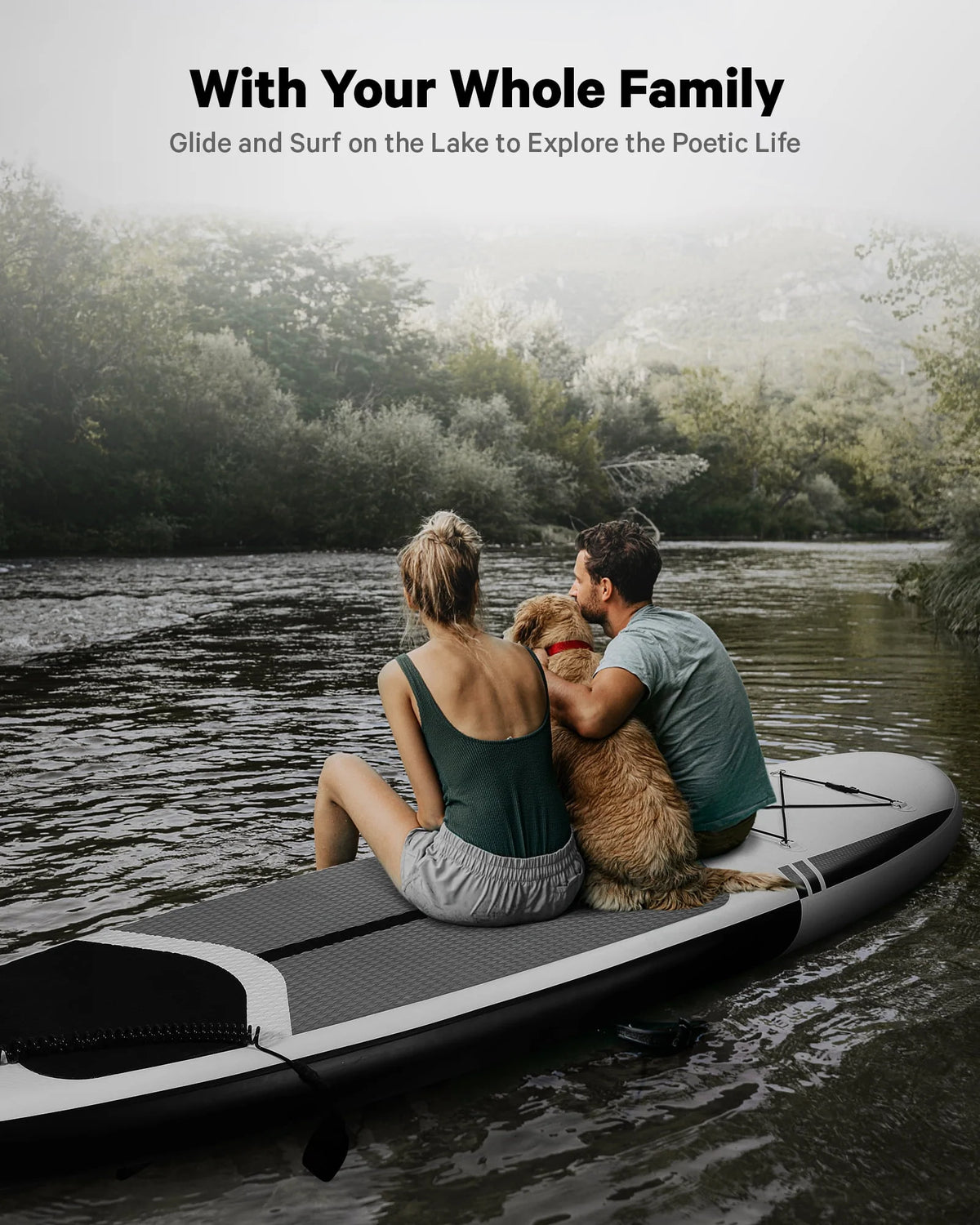 10 Ft. Inflatable Stand up Paddle Board with Backpack V200