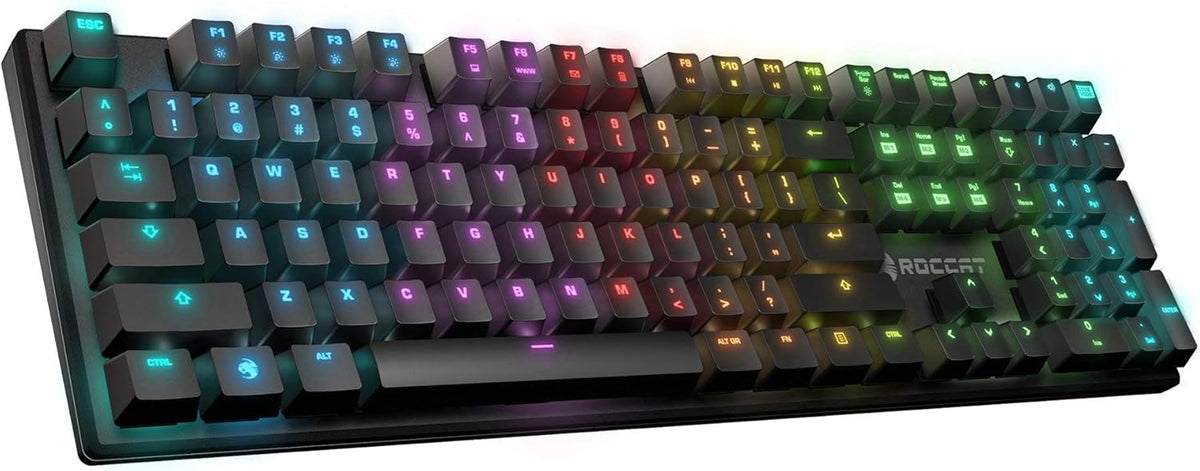 RGB Illuminated Frameless Mechanical Gaming Keyboard, Brown Switch E5317