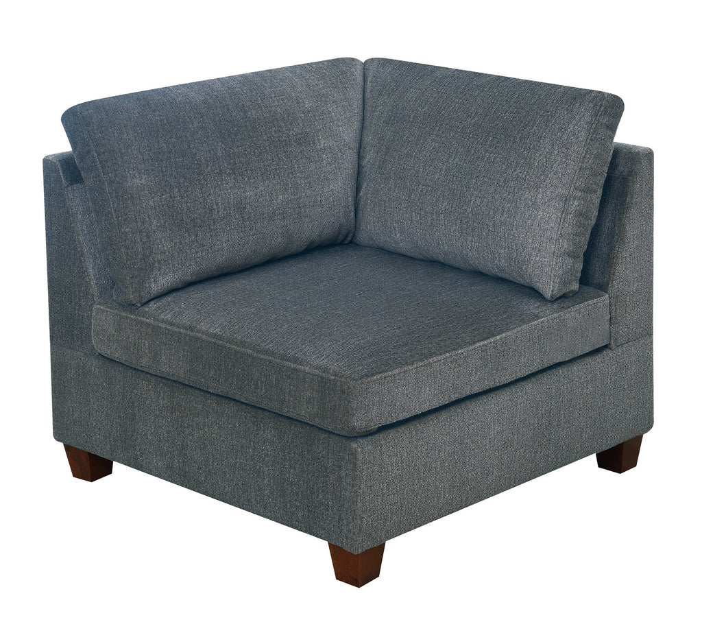 Grey Chenille Modular Sectional 9pc Set O24100