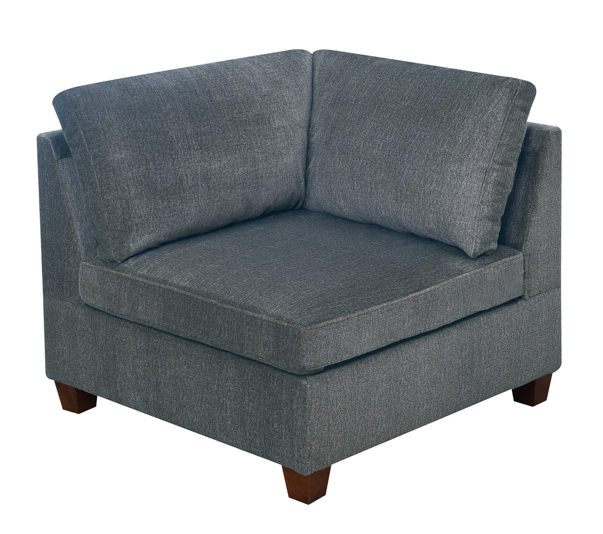 Grey Chenille Modular Sectional 9pc Set O24100