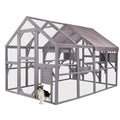 110'' Extra Large Wooden Catio Cage with Roof Cover T303