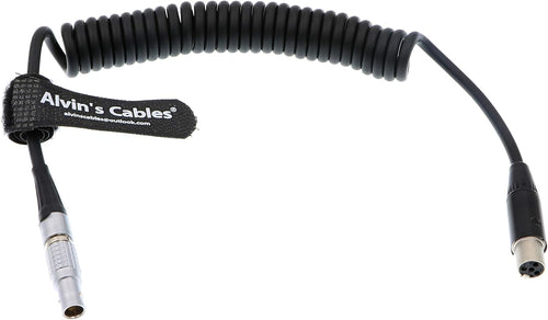 12V Monitor Power Cable, 2 Pin Male to Mini XLR 4 Pin Female Y61990