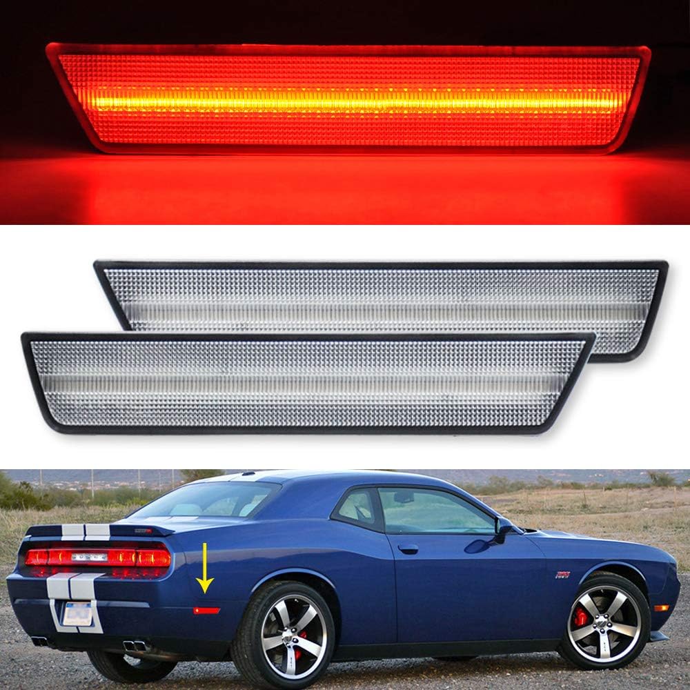 Red LED Rear Side Marker Lights Pack of 2 T854779