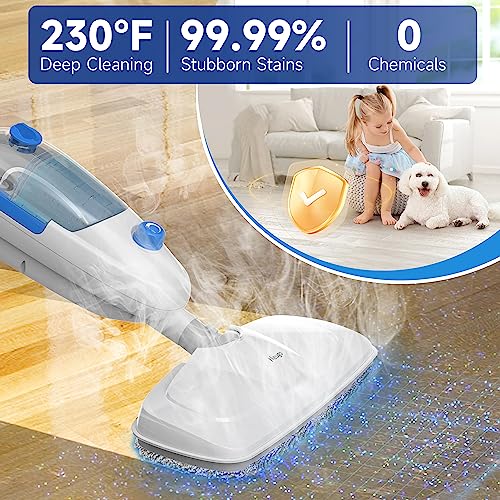 10in1 Handheld Steam Mop with 2 Pad T6183