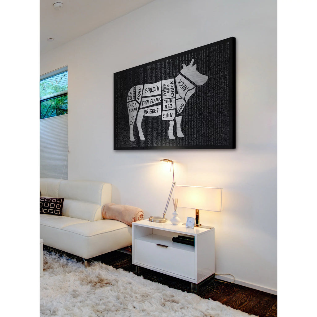 Painting Print on Brushed Aluminum V242316