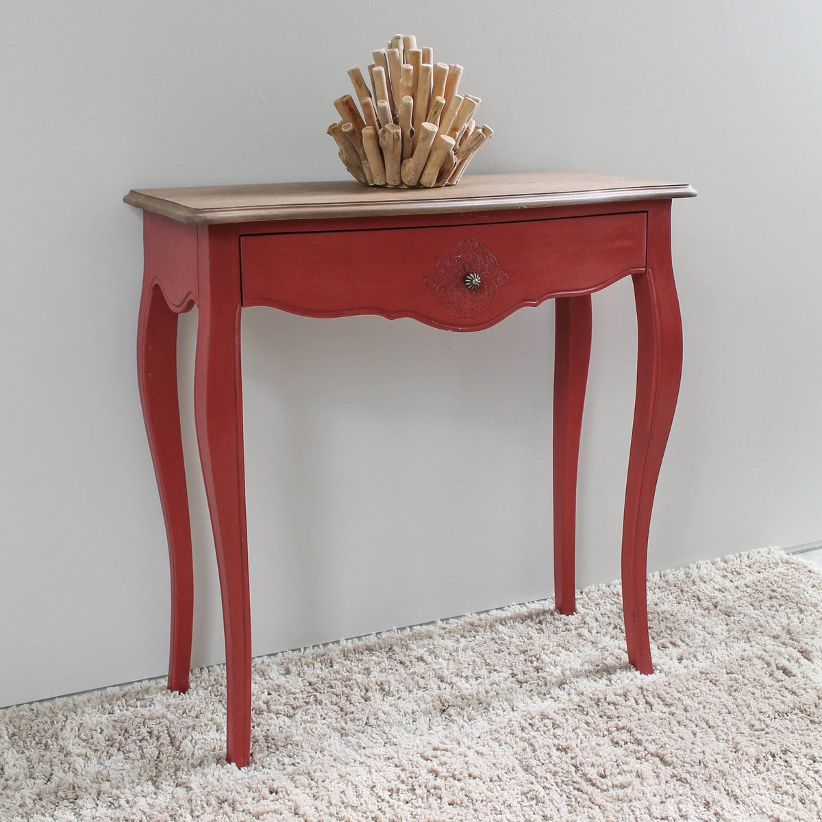 Antique Blue 1 Drawer Console Table A58764