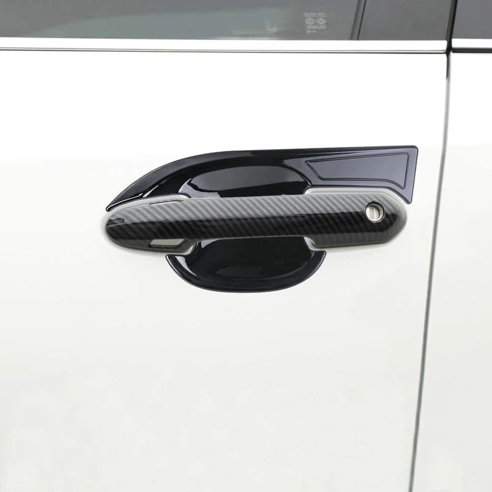 Glossy Black Exterior Door Handle Bowl Cover Trim Z65017
