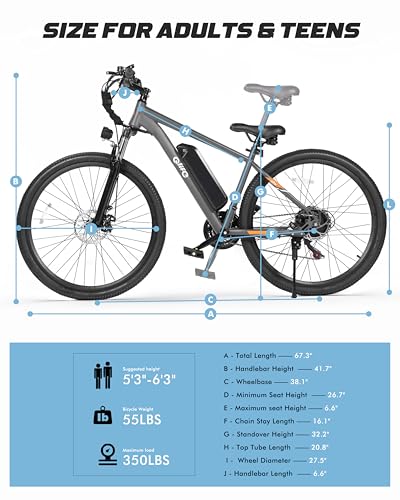 21-Speed Mountain Ebike with Peak 1200W 48V10.4Ah Removable Battery 27.5X2.1 Tire Y245906