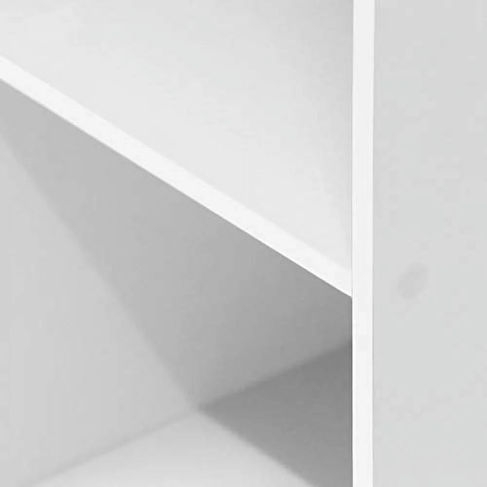 White 3 Tier Open Shelf Bookcase H2115