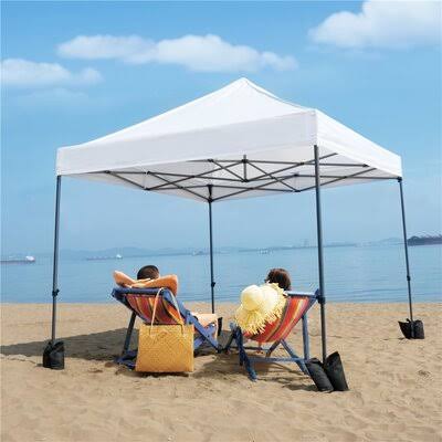White Steel Pop-Up Canopy O902