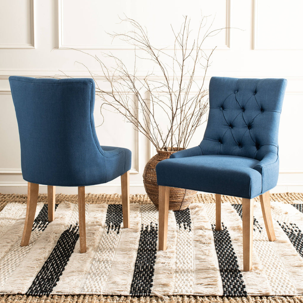Blue Set of 2 Side Chairs M169