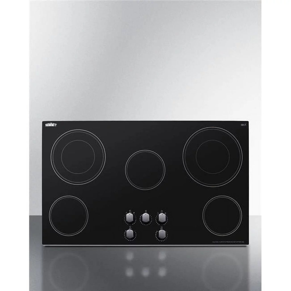 36 in. 5-Burner Radiant Cooktop, Black Y791695