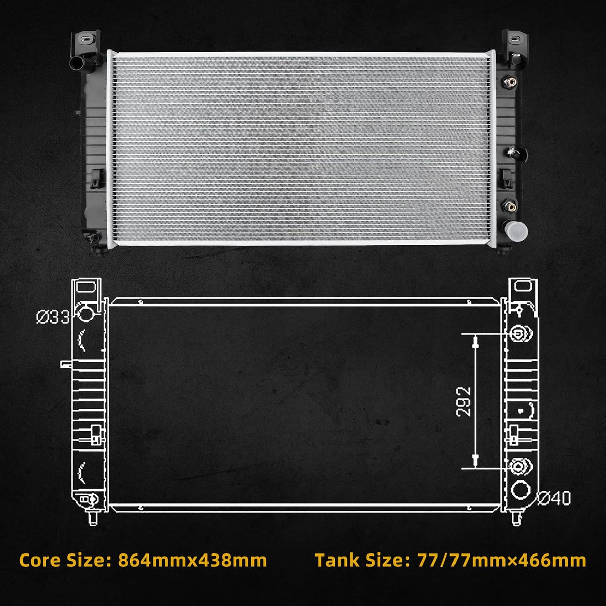 Core Radiator N8800