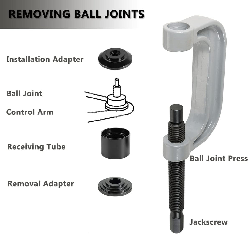 21PCS Ball Joint Remover Installer Adapter Tool Kit U52948