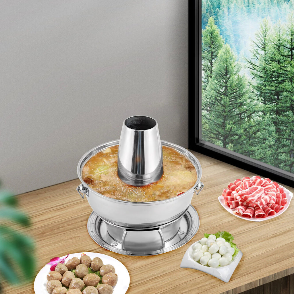 1.9QT/2.3QT Stainless Steel Shabu Hot Pot E784