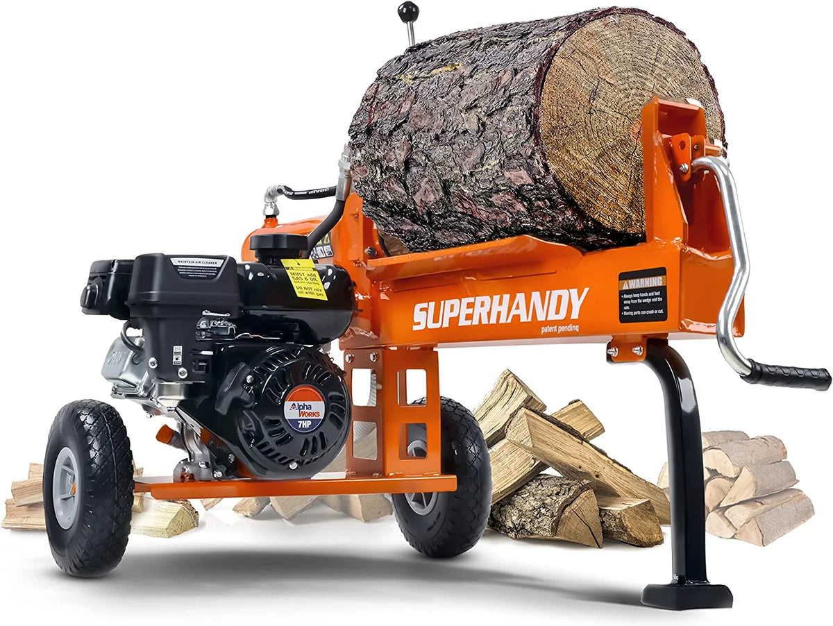 7HP 212CC 20 Ton Hydraulic Gas Log Splitter P99773
