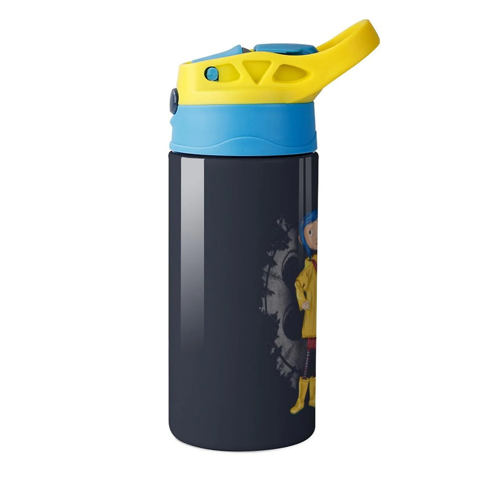 Insulated Stainless Steel Water Bottle with Straw J964