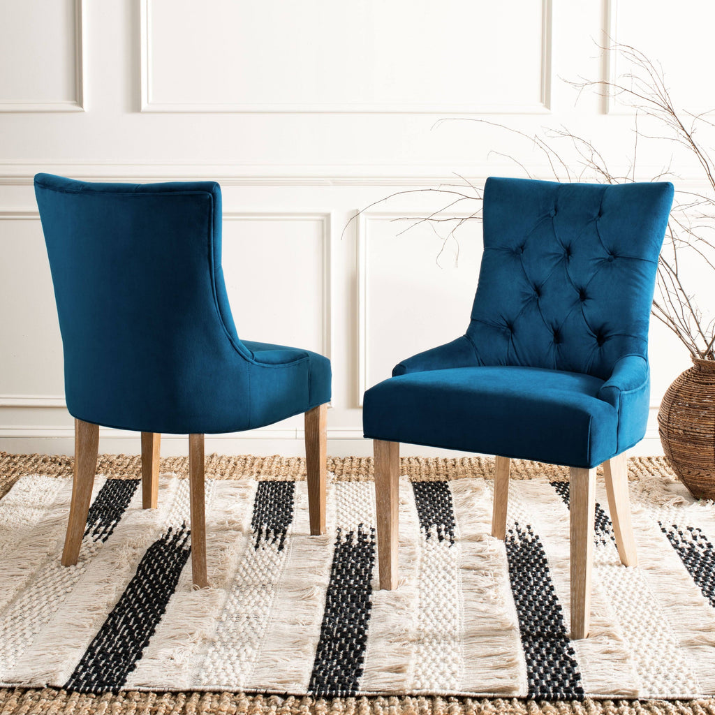 Blue Set of 2 Side Chairs M169