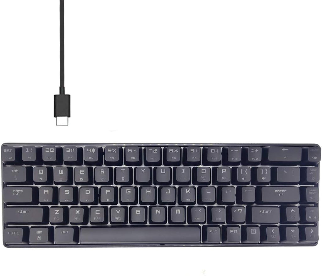 60% Mechanical Keyboard, RGB LED Backlit, Gateron Optical Switch, USB Wired Gaming Keyboard V2813